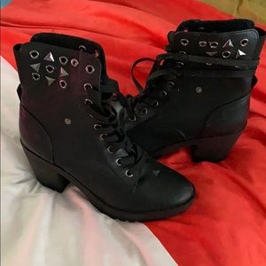 Capezio Rebel Moto boots with heel